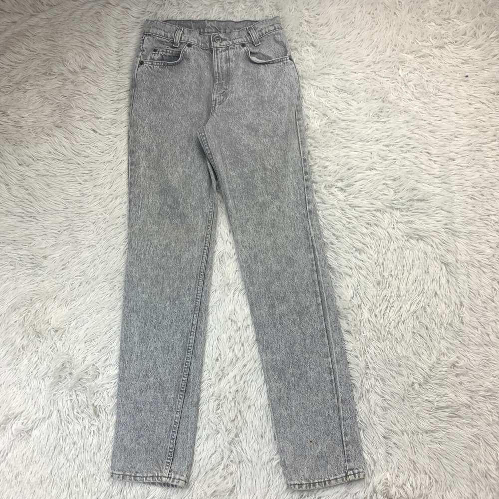 Vintage Levis Jeans‎ 25x31 Gray USA Straight Slim Grunge Denim Sliver Tab Retro